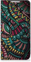 Telefoontasje Geschikt voor Samsung Galaxy S22 Smart Cover Aztec