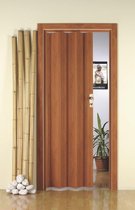 Fortesrl Luciana vouwdeur zonder glas in kleur bruin met slot BxH 88.5x214 cm
