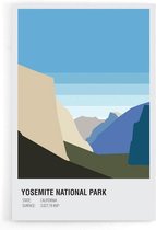 Walljar - Yosemite Valley United States - Muurdecoratie - Poster