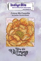 Colour Me Camellia A6 Rubber Stamps (IND0748)