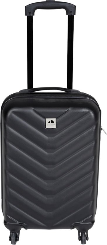 Spilbergen - Brussels - Reiskoffer - Handbagage - Hardcase - 52 x 33 x 20  cm - Zwart | bol.com