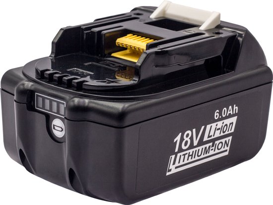 Batterie de Remplacement 18V 6,0Ah pour Makita pour outil électrique,  Batterie lithium avec indicateur LED