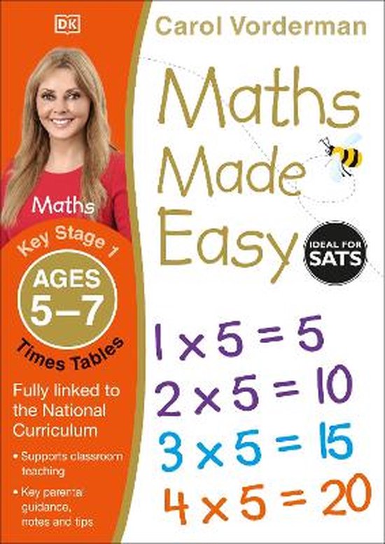 Maths Made Easy KS1 Times Table Ages 5-7, Vorderman Carol ...