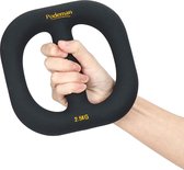 Podeman Kettlebell - 2.5KG - enkel/set - PVC + Gietijzer - swinghalter -krachttraining - zwart