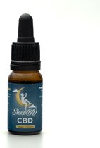 CBD olie voor slapen 10ml - 5% (500mg) CBD - Homeopathisch - Biologisch en getest - 225 druppels