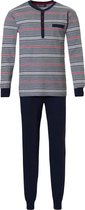 Pastunette for Men - Stripes - Pyjamaset - Grijs/Blauw - Maat 3XL