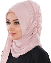 Mooie roze Hoofddoek, hijab, instant hijab.