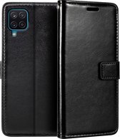 Samsung Galaxy A22 4G - Bookcase Zwart - portemonee hoesje