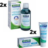 GUM Gingidex 0.06% Chloorhexidine Voordeelpakket - 2x Mondspoeling + 2x Tandpasta
