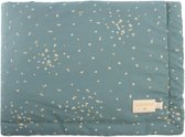 Nobodinoz | Baby Deken / Ledikant deken / Laponia Blanker Small 140x100 cm Magic Green