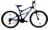 Sprint Paralax - Mountainbike 29 inch - Met 18 versnellingen Shimano - Voor dames en heren - Zwart/Blauw - Framemaat:48 cm - BK20PG0120_4 R11