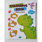 Stap voor stap Teken- en kleurboek | Kleurboek met stickers | Kleurboek meisjes | Kleurboek jongens