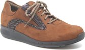 Durea 6240 684 9152 roestbruin nubuck veterschoen in wijdte G