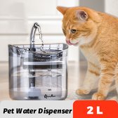 2L - Hond Water Dispenser - Transparant - Filter Drinker - Huisdier Sensor Drinken - Feeder - Kit B-Sensor Mat Kit