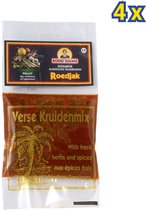 Kokki Djawa - Roedjak - boemboe Aziatische kruidenmix - 4 x 100g