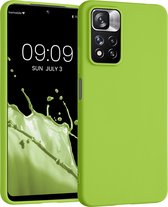 kwmobile telefoonhoesje voor Xiaomi Redmi Note 11 Pro - Hoesje voor smartphone - Back cover in groene peper