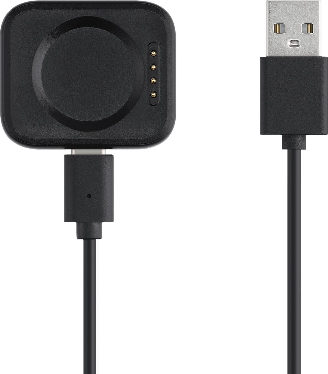 kwmobile USB-oplaadkabel geschikt voor Oppo Watch 2 (42mm 46mm) / Watch X / Watch 4 Pro kabel - Laadkabel voor smartwatch - in zwart