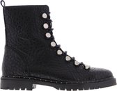 Tango | Bee 174-a black tumbled hiking boot - black sole/studs welt | Maat: 37