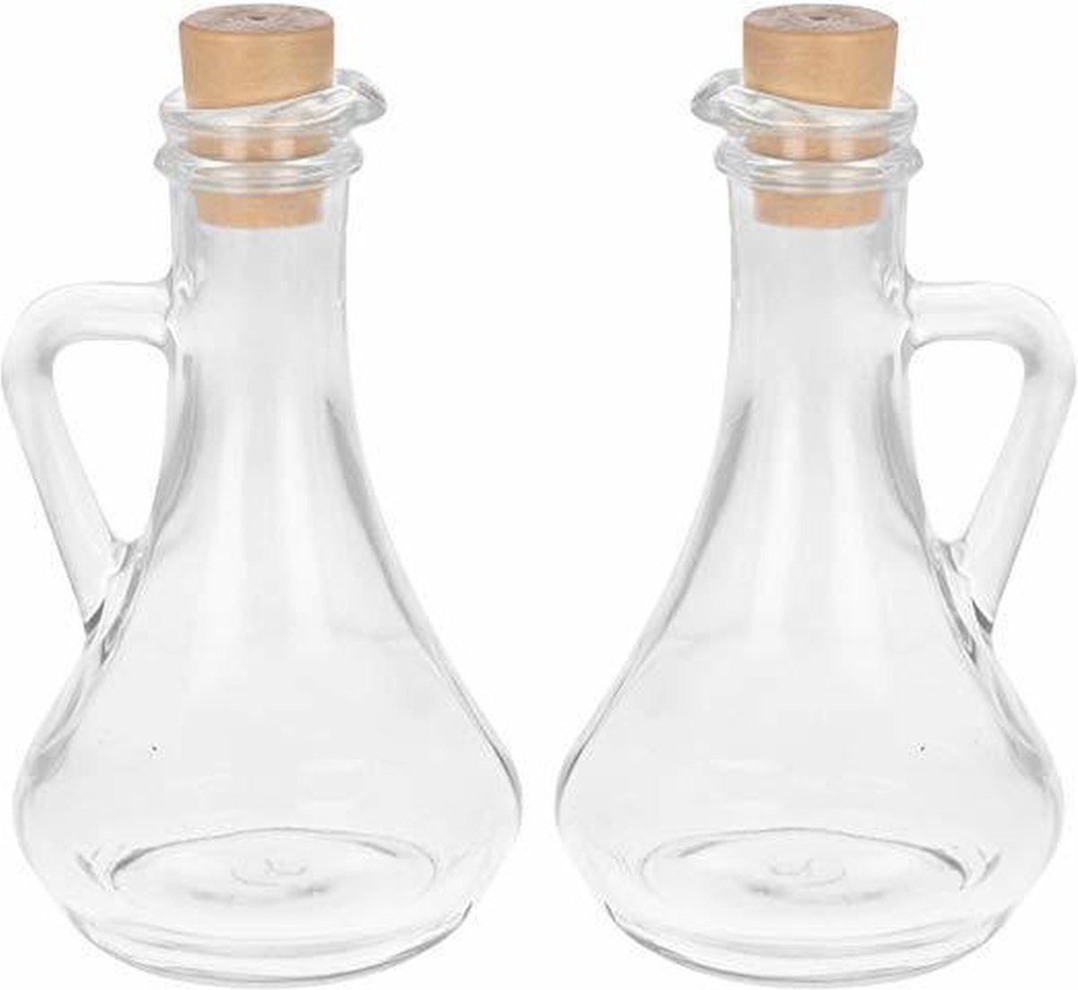Olivia Olie- en Azijnset- Handvat - Glas - 2st - 260ml
