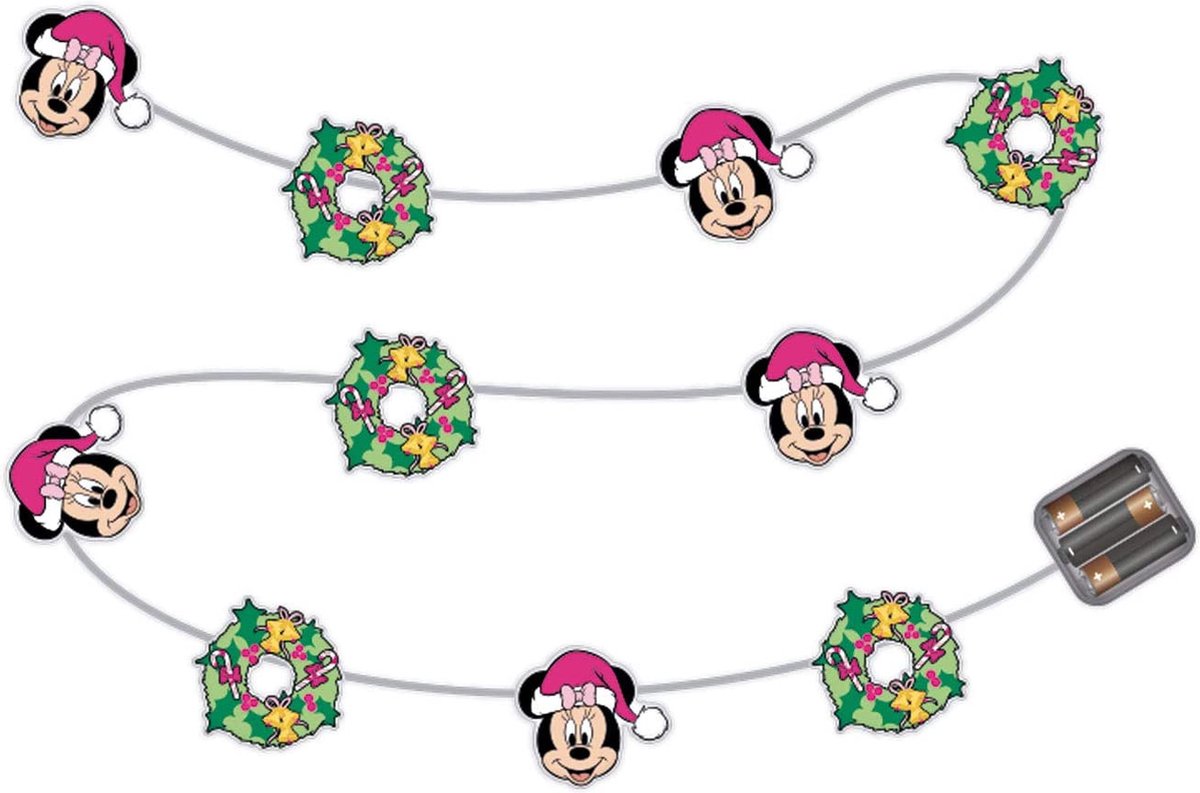 Stor Minnie Mouse herbruikbare kinderborden van kunststof