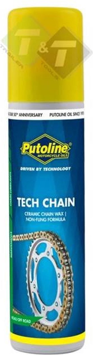 Putoline Ketting Spray - Corrosie & slijtage bescherming - Waterafstotend - Anti-schimmel - 75 ml thumbnail 6