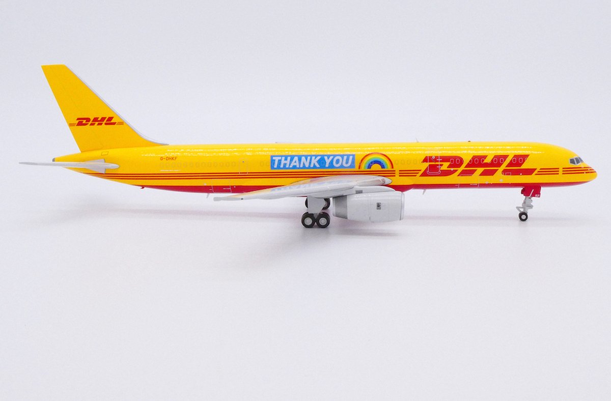 Herpa Boeing vliegtuig 757-200F DHL Air Thank you 9,5cm | bol