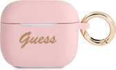 Guess AirPods 3 hoesje - Vintage Script - Roze