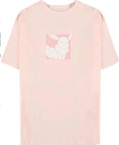 Pokémon Dames Tshirt -L- Eeveelutions Roze