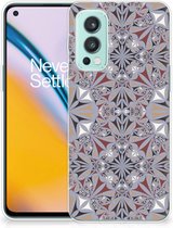 Telefoonhoesje OnePlus Nord 2 5G Hoesje Flower Tiles