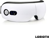 LORIOTH® Eye Massager Pro - Oplaadbare Oog massage - Ontspannen - Verwarmd - Tegen Oogvermoeidheid - Wit