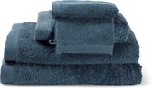 Casilin Handdoeken Set - 2 douchelakens (70x140cm) + 1 handdoek (50 x 100cm) + 2 washandjes - Ocean - Blauw