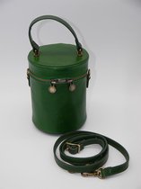 SENSE Schoudertas Mia groen - Italiaanse Crossbody bag - Toscaanse leer