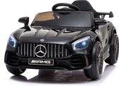 Elektrische kinderauto Mercedes GTR AMG - Accu Auto voor Kinderen  - Bluetooth en Afstandbediening - 12V - Abs banden,  Zitje, Verlichting - Zwart