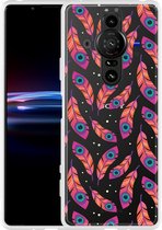 Sony Xperia Pro-I Hoesje Feather Art Designed by Cazy