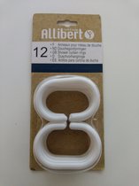 Allibert Set 12 Ringen Voor Douchegordijn
