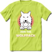 Saitama T-Shirt | Wolfpack Crypto ethereum Heren / Dames | bitcoin munt cadeau - Groen - S