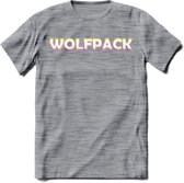 Saitama T-Shirt | Wolfpack Crypto ethereum Heren / Dames | bitcoin munt cadeau - Donker Grijs - Gemaleerd - XL