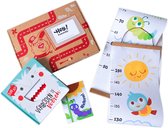Hey Reader - Boekenbox ‘Ontdekken’. Kinderboek met gratis groeimeter! 6 maanden voor 2/3 jaar - voor meer leesplezier - leuk om cadeau te geven!