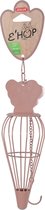 # HOOIRUIF EHOP WORTEL ROZE 21X8CM