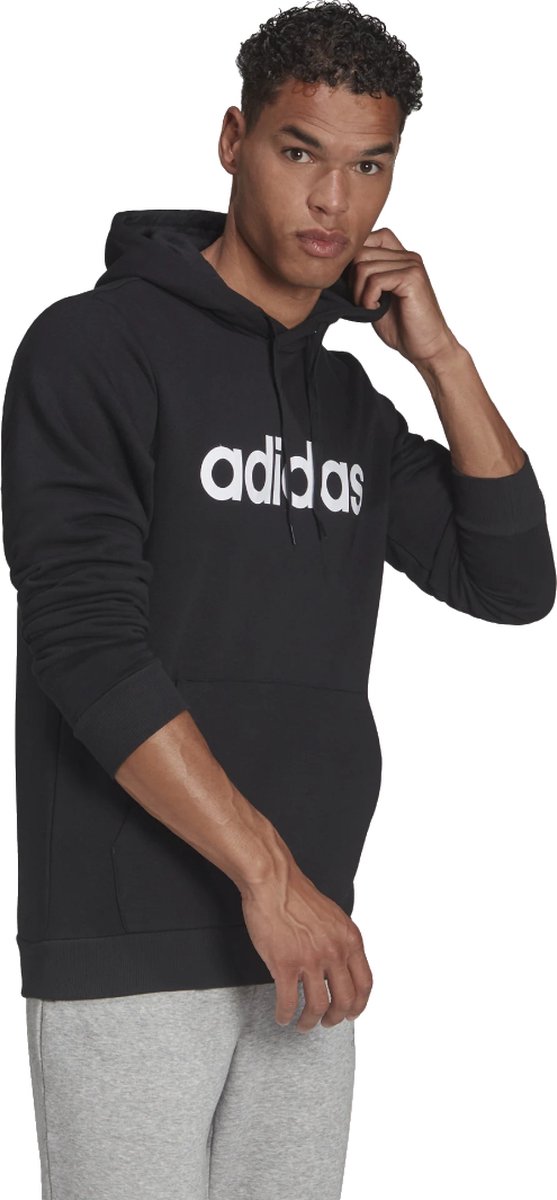 FELPA ADIDAS ESSENTIALS Linear Logo con cappuccio da uomo rif. GK9057 EUR  54,90 - PicClick IT