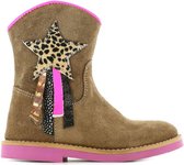 Shoesme laars S21W082-B cognac glitter ster-26
