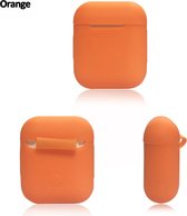 Apple AirPods 1/2 Hoesje in het Oranje - TCH - Siliconen - Case - Cover - Soft case