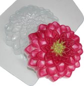 Plastic mal voor zeep maken  "Dahlia" - Zeepmal - Gietmal - Vorm voor gietzeep - diy zeepjes maken