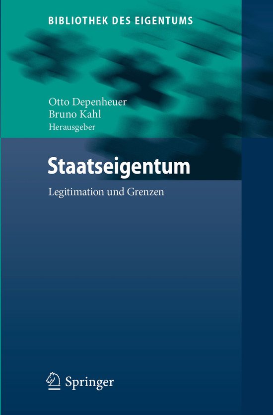 Bibliothek des Eigentums 15 - Staatseigentum - cover