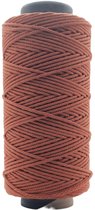 Cafuné Lux Macramé touw-1200 gr-4 mm - Terracotta - 205 mt - Driestrengs -  Uitkambaar