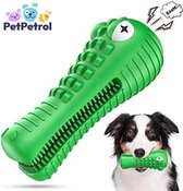 PetPetrol Honden speelgoed -Krokodil -Geschikt voor kleine en middelgrote honden- Tanden schoonmaken- Kauwen- Met baconsmaak