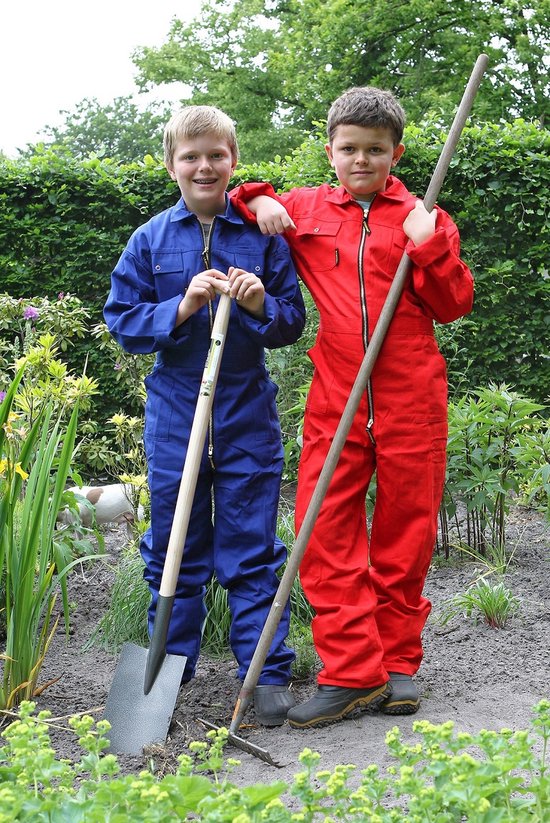 STØRVIK Combinaison enfant 100% coton Unisexe Rouge - Taille 116 - NICKY