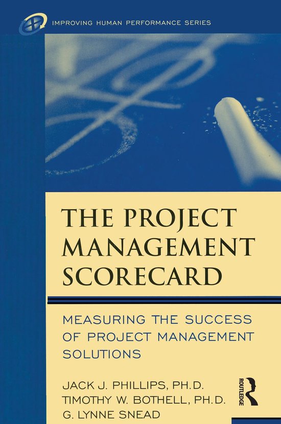 The Project Management Scorecard - cover