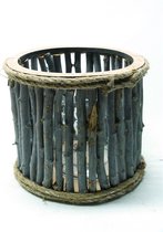 Wooden Rope Pot L