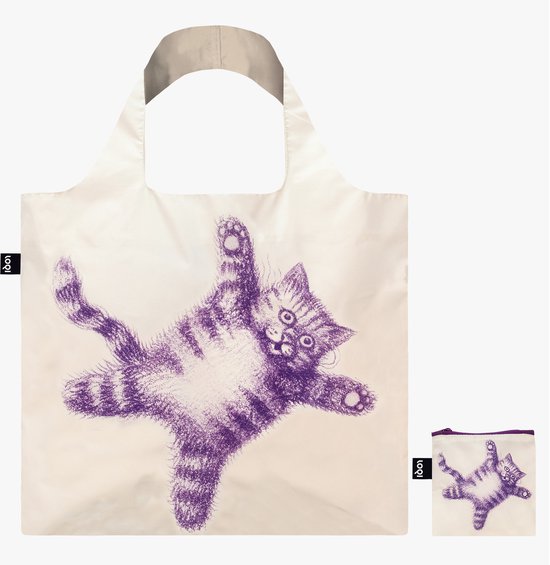 Sac shopping pliable Loqi Animaux Chat Arman Veve